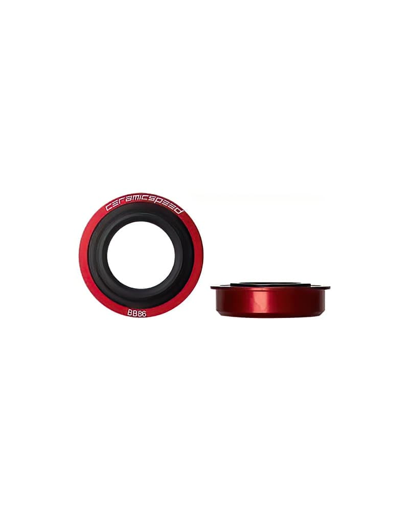 CeramicSpeed BB86 Shimano / Sram (Black / Red) Coated Bottom Bracket 4 CeramicSpeed BB86 Shimano Red Coated Bottom Bracket
