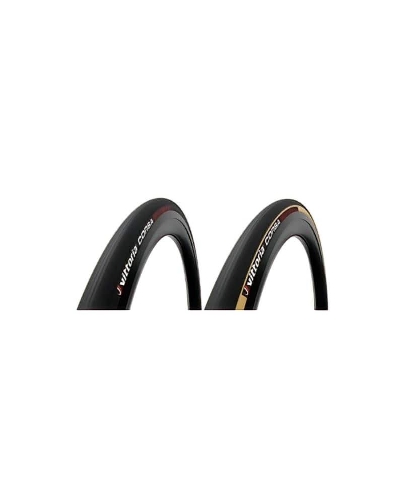 Vittoria Corsa Clincher Road Bike Tyres (700x30c) (Black) 1 Vittoria Corsa Graphene 2.0 Clincher Road Bike Tyres black tanwall