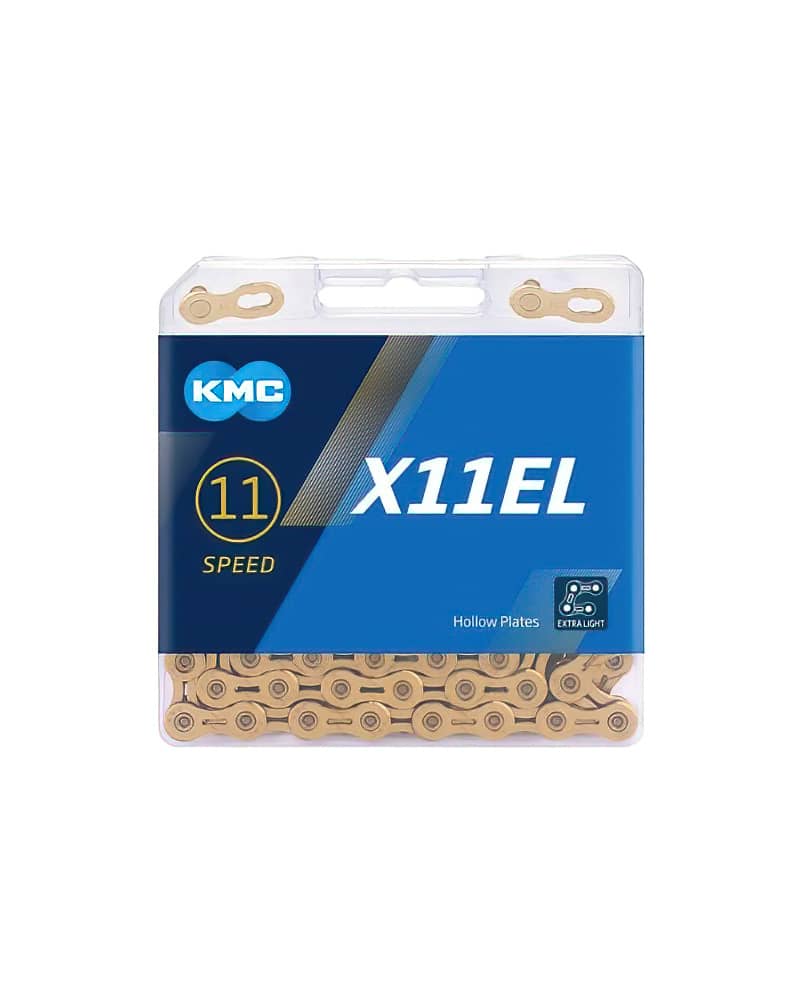 KMC X11EL 11 Speed Chain (Black / Gold / Silver) 2 KMC X11EL 11 Speed Chain Gold 1