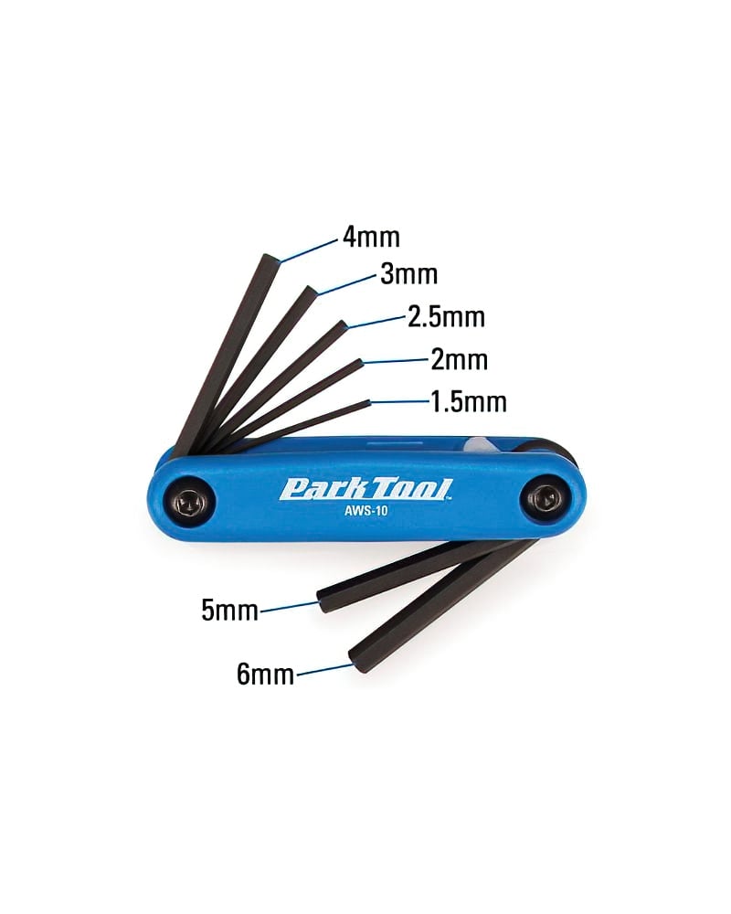 Park Tool Foldup Hex Wrench 1.5mm to 6mm Tool (AWS-10) 2 Park Tool Foldup Hex Wrench 1 5mm to 6mm AWS 10 1 min