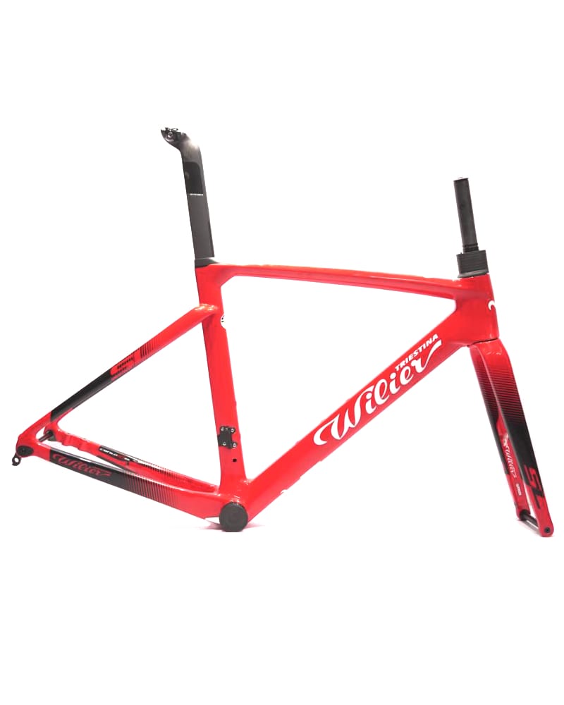 Wilier Cento10 SL Disc Brake Frameset 1 Wilier Cento10 SL Disc Brake Frameset Red Black Gloss