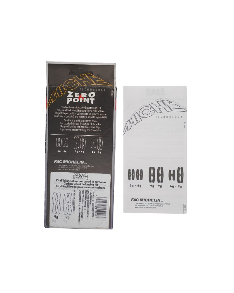 Miche Zero Point Balancing System for Carbon Rims Transparent (9g) 3 Miche Zero Point Balancing System for Carbon Rims Transparent 3