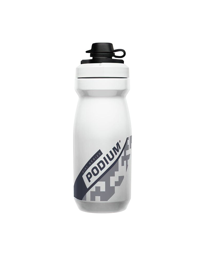 CamelBak Podium® Dirt 21oz / Dirt Chill 21oz Series Bike Bottle 2 CamelBak Podium® Dirt Series 21oz Bike Bottle White
