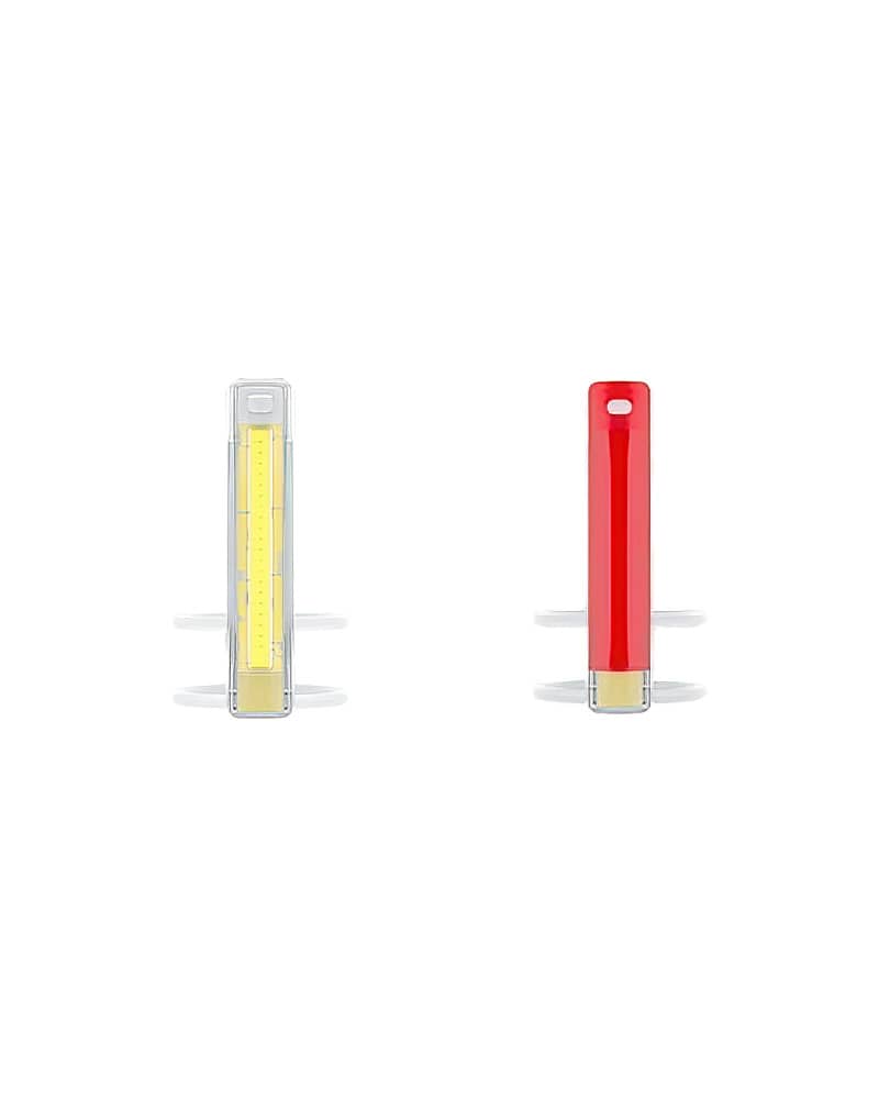 Knog Plus Front White / Rear Red Light (Translucent) 1 Knog Plus Light Translucent