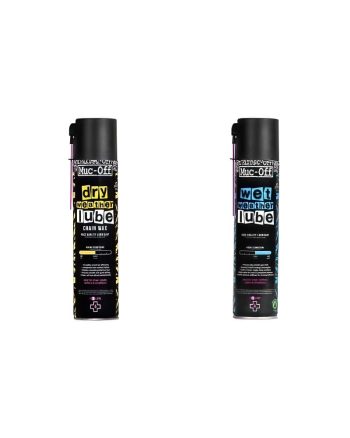 Muc Off Bicycle Dry Wet Weather Lube Aerosol Spray 400ml