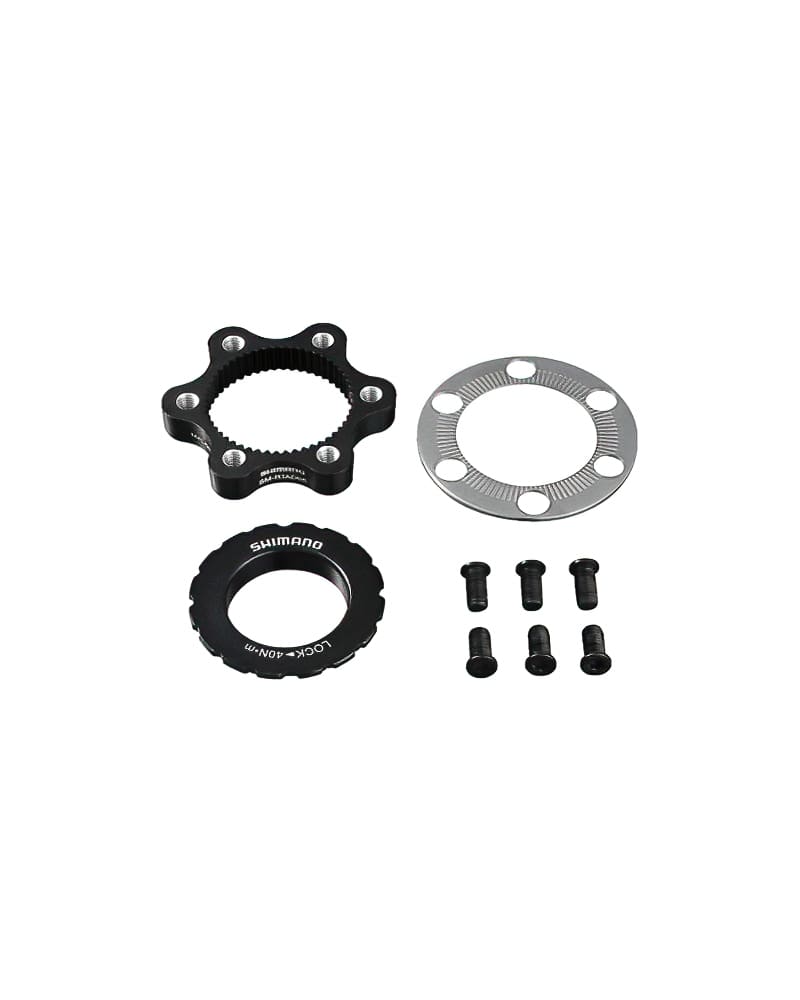 SHIMANO DEORE Disc Brake Rotor Adapter (6-bolt rotor to CENTER LOCK hub) 1 Shimano Centre Lock to 6 bolt rotor mount adaptor 1