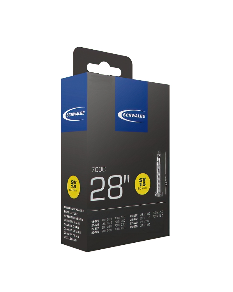 Schwalbe Inner Tube 700 x 18-28mm - Presta 40mm / 60mm 1 1 DeNoiseAI standard