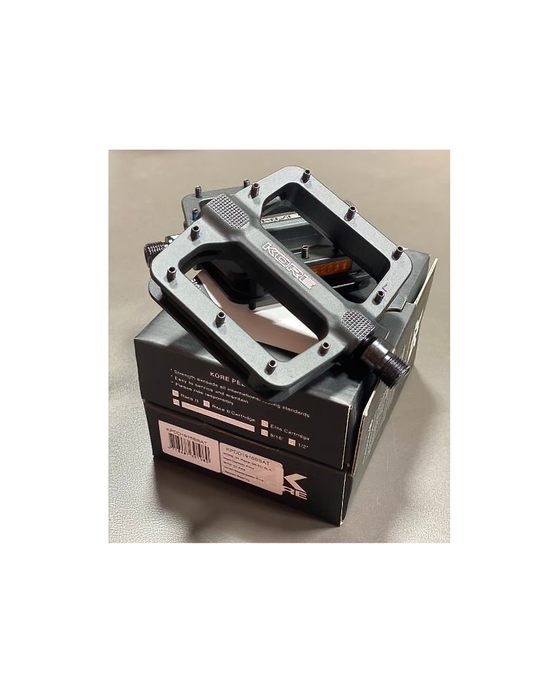 Kore D1 / D2 Matt Black Pedals 1 Kore D1 Matt Black 1 min