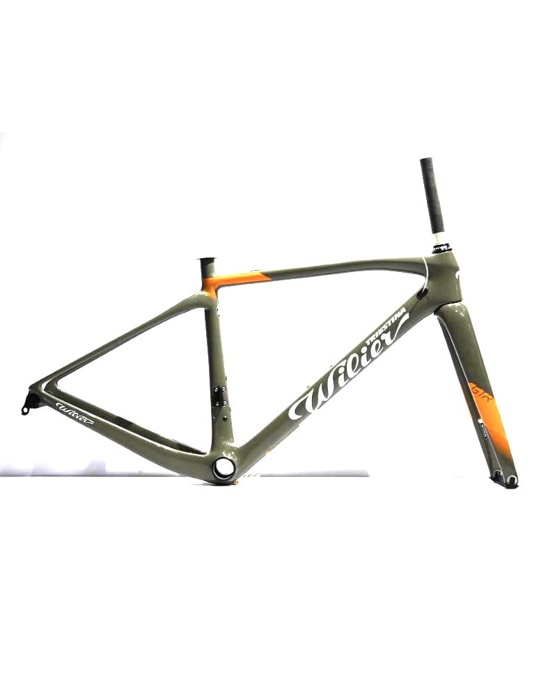 Wilier GTR Team Rim Brake Frameset 3 Wilier GTR Team Rim Grey Orange Glossy Frameset