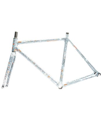 Cryptic Cycles Road Rim Brake Carbon Light Blue Frameset 2