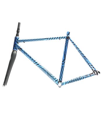 Spooky Road Rim Brake Aluminium Dark Blue Frameset 2