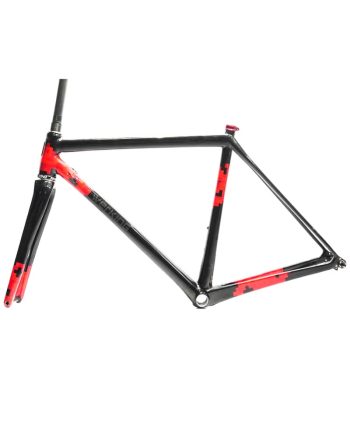 Werking CF Disc Brake Carbon BlackRed Pixel Frameset 2