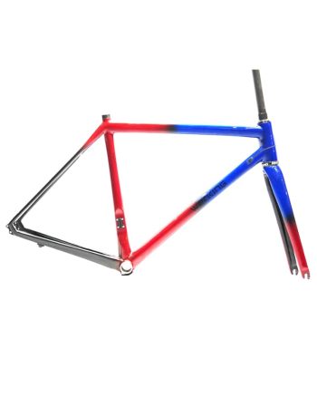 Werking CF Rim Brake Carbon BlueRed Fade Frameset 1