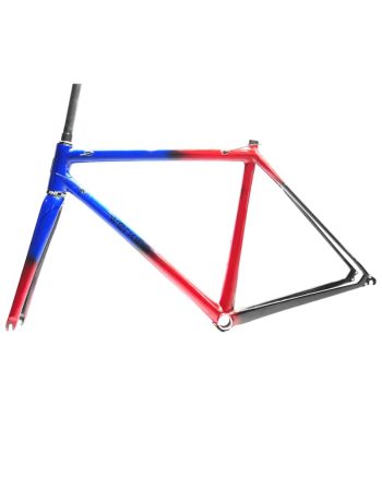 Werking CF Rim Brake Carbon BlueRed Fade Frameset 2