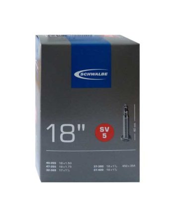 Schwalbe Inner Tube 18 SV 5A Presta 40mm 2 min