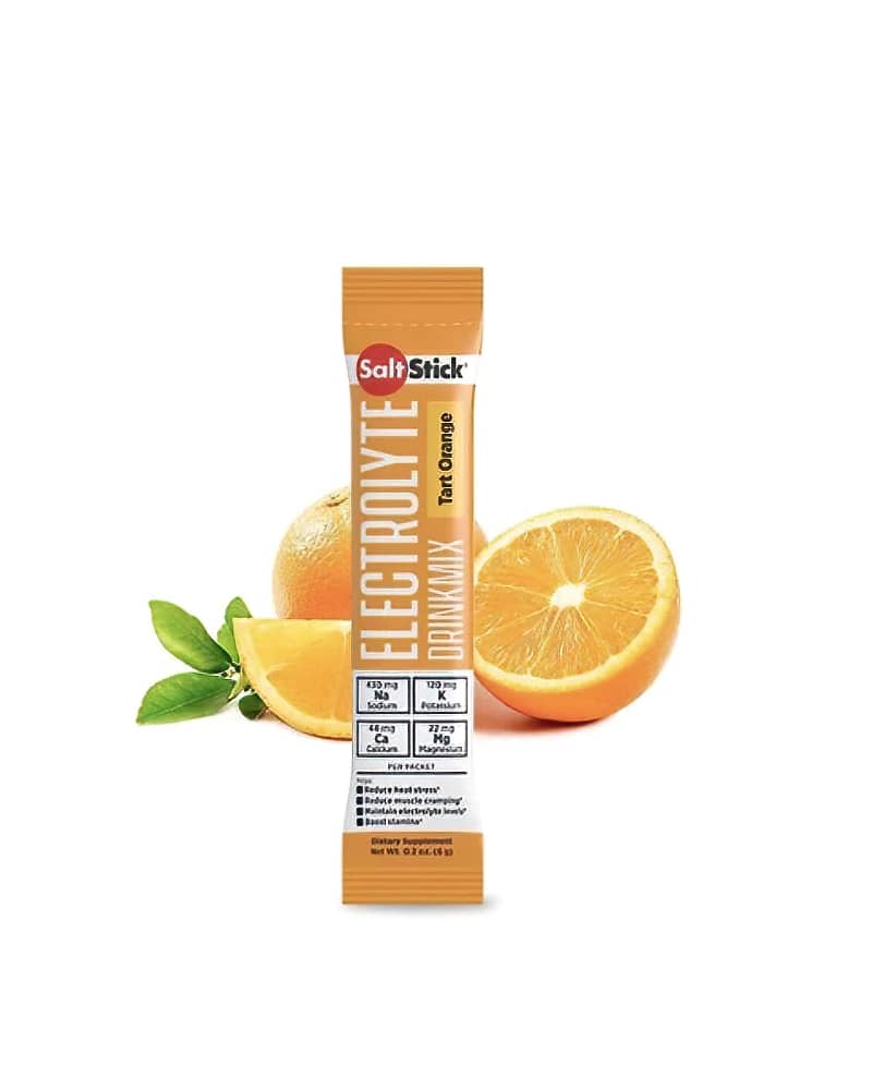 SaltStick - DrinkMix (Lemon Lime / Tropical Mango / Tart Orange) 9 SaltStick DrinkMix Tart Orange Single Serving Stick