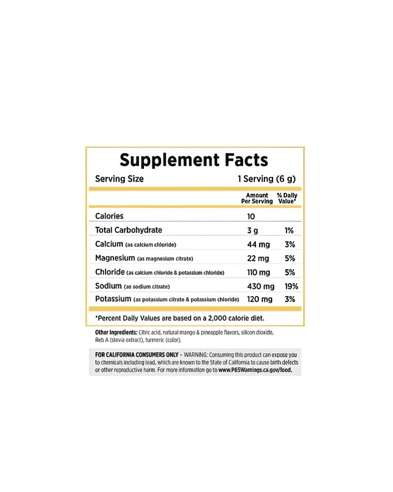 SaltStick - DrinkMix (Lemon Lime / Tropical Mango / Tart Orange) 8 SaltStick DrinkMix Tropical Mango