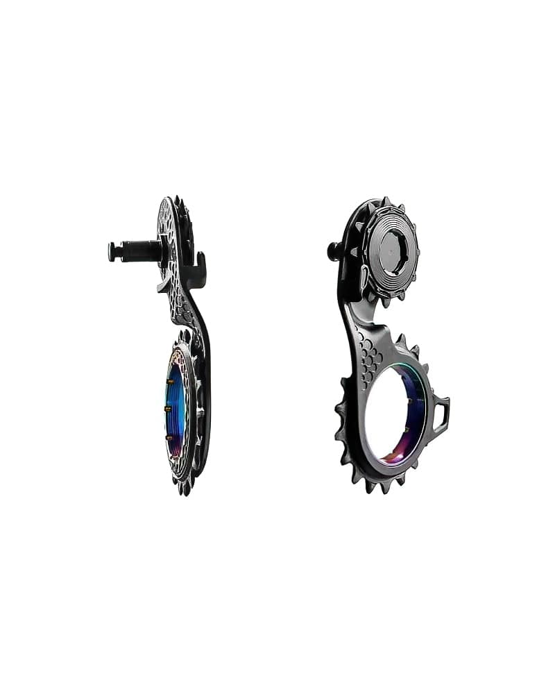 absoluteBLACK HOLLOWcage Shimano 9250 / 8150 Carbon Ceramic Oversized Derailleur Pulley Cage 3 Hollowcage Shimano 8150 Carbon Ceramic Oversized Derailleur Pulley Cage Rainbow 2 DeNoiseAI standard min