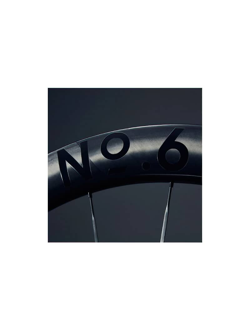 No6 Wheelset 30-30 / 45-50 / 50-58 (Shimano / XDR Freehub) (Black / White Decal) 13 No6 Wheelset 45 50 5