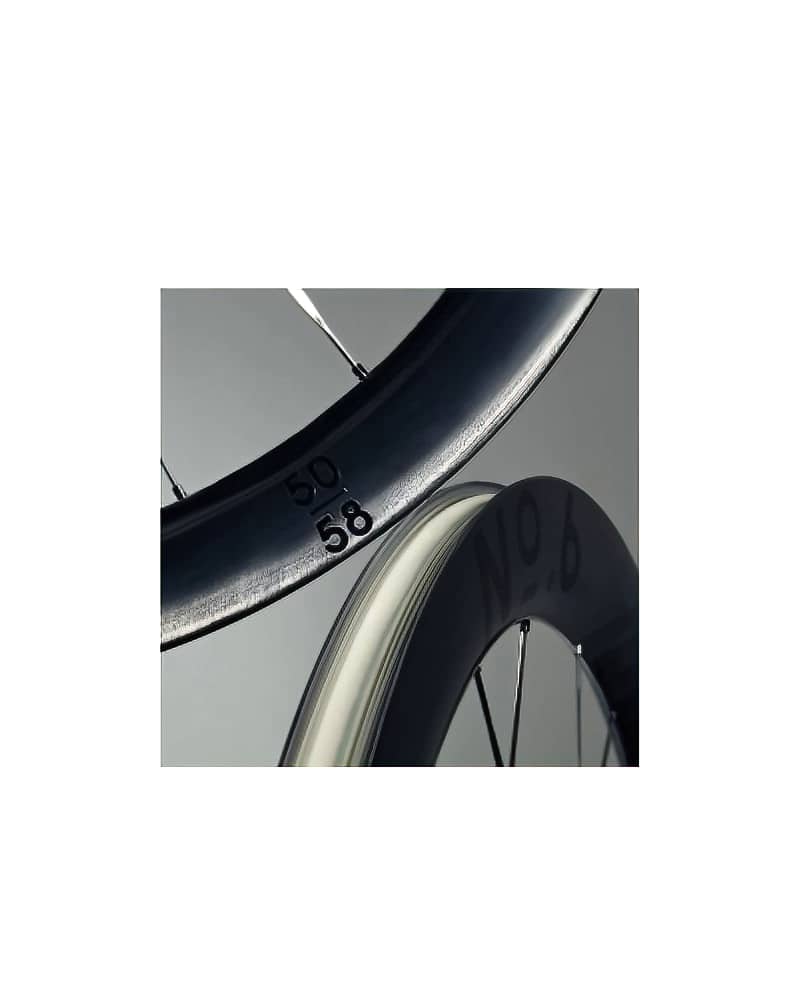 No6 Wheelset 30-30 / 45-50 / 50-58 (Shimano / XDR Freehub) (Black / White Decal) 19 No6 Wheelset 50 58 6