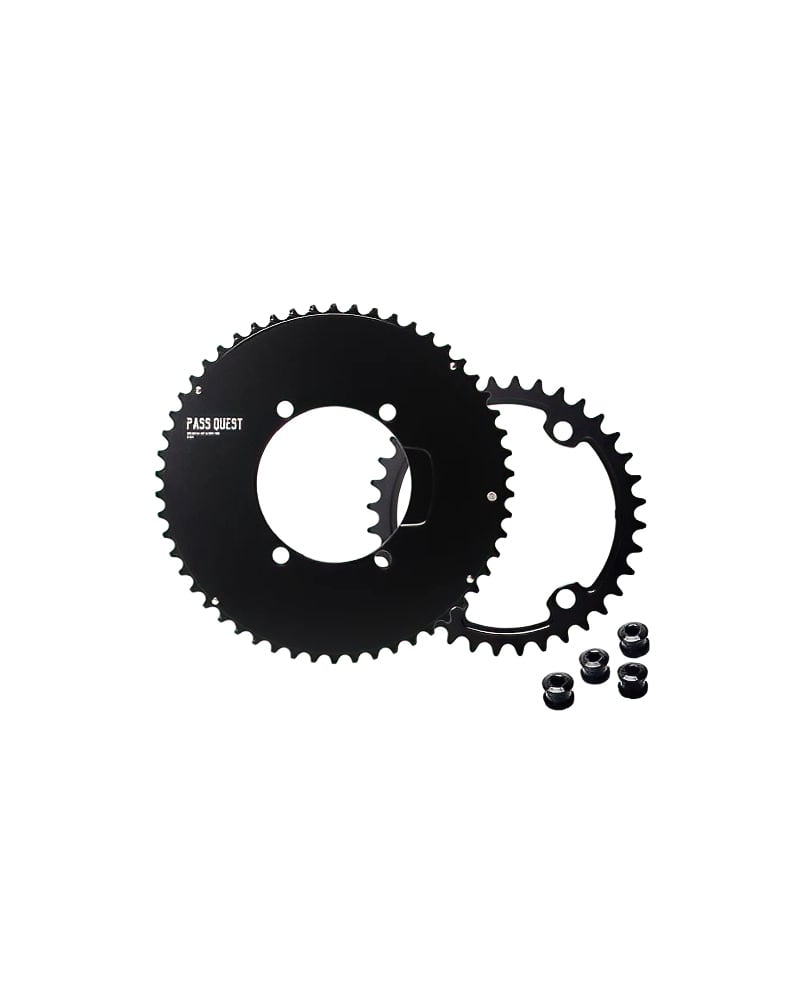 X110 BCD AXS 2X Black Chainring 48/35T or 50/37T (For Sram Groupset only) 1 Pass Quest R110 Close 2X Chainring 1 DeNoiseAI standard min