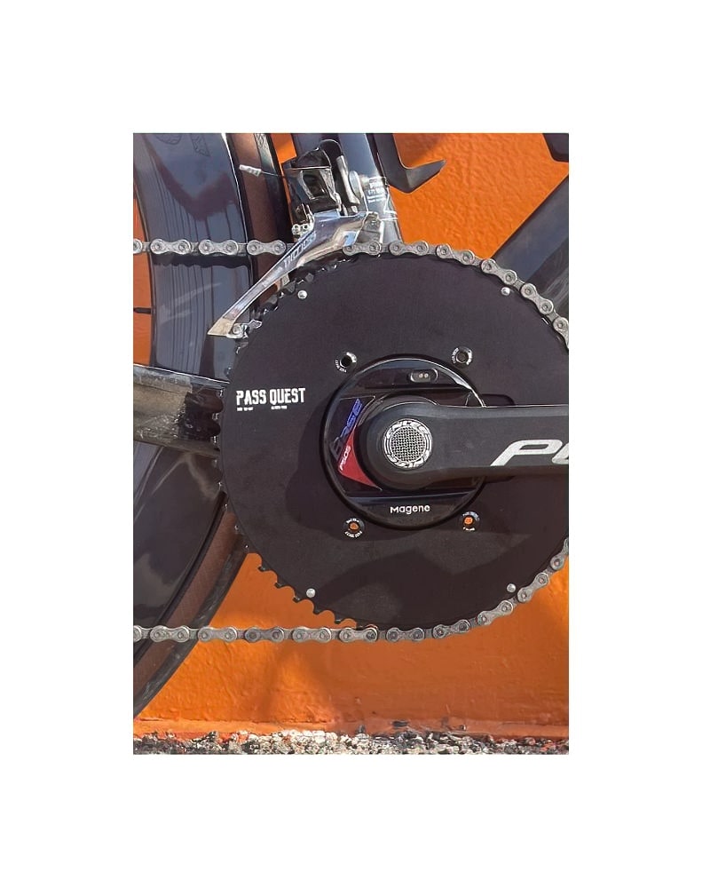 X110 BCD AXS 2X Black Chainring 48/35T or 50/37T (For Sram Groupset only) 4 Pass Quest R110 Close 2X Chainring 4 DeNoiseAI standard min